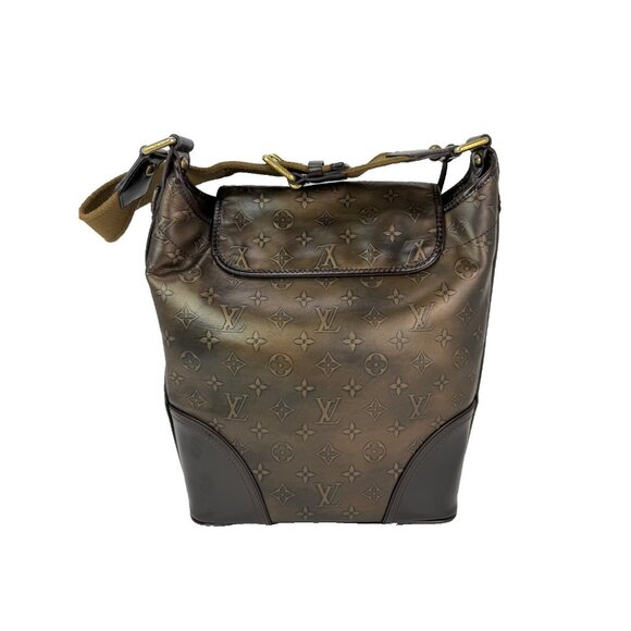 Louis Vuitton Vintage Bronze Monogram Sergeant GM Shoulder Bag - Picture 2 of 11